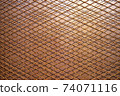 Wall made of copper plate and copper barbed wire 74071116