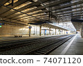 Empty Gangneung Train Station 74071120