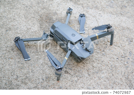 Crashed drone Crashed drone 74072987