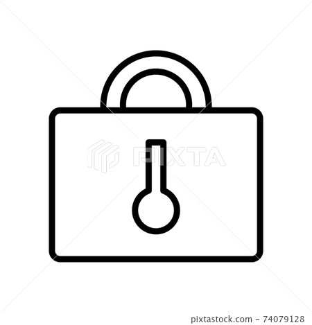 安全鑰匙圖標素材 74079128