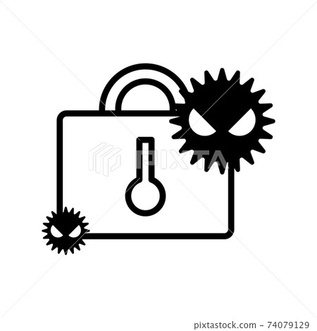 安全鑰匙圖標素材 74079129