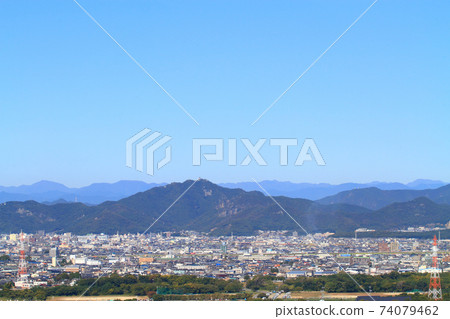 Scenery of the city of Gifu and Mt. Kinka Scenery of the city of Gifu and Mt. Kinka 74079462