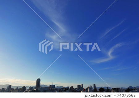 《Hiroshima City》 Autumn sky 74079562