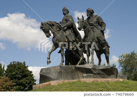 Monument to heroes of liberation war in Zhovti Vody 74079660
