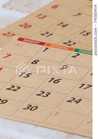 Calendar, calendar, paper, stationery, management, business, school, work, stationery, office supplies 74080454