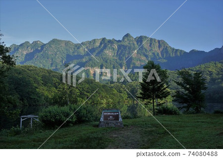 Togakushiyama Nishidake from the foot of the mountain 74080488
