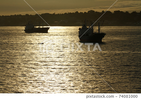 Cargo ship to and from Honiara Port 74081000