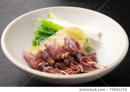 Firefly squid and moist vinegar miso Firefly squid and moist vinegar miso 74082259