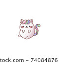 Cat Kitty kawaii chibi style Emoji character sticker emoticon smile emotion for mascot 74084876