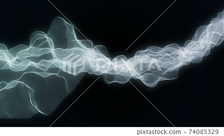 Wireframe waves Wireframe waves 74085329