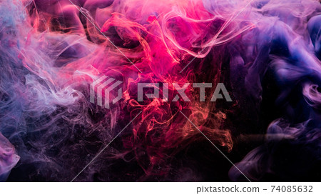 ink in water colorful background fume pink purple ink in water colorful background fume pink purple 74085632