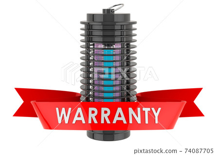 Lamp mosquito electric insect killer warranty concept. 3D rendering Lamp mosquito electric insect killer warranty concept. 3D rendering 74087705