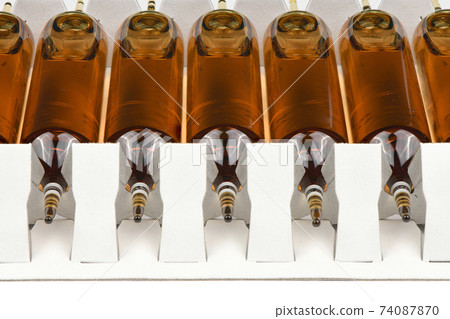 Ampoules isolated on white. Ampoules isolated on white. 74087870