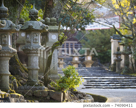 春日寺廟入口石燈籠 春日寺廟入口石燈籠 74090411