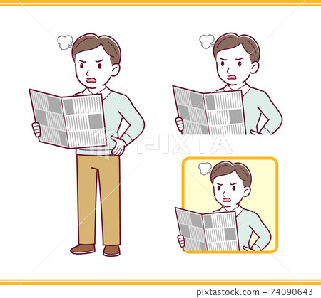 爸爸穿著藍色的衣服 爸爸穿著藍色的衣服 74090643