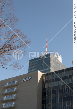[NHK Broadcasting Center in Shibuya] 74091514