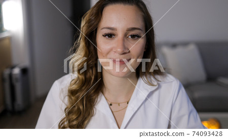 Young pretty woman in her mid 20s Young pretty woman in her mid 20s 74093428