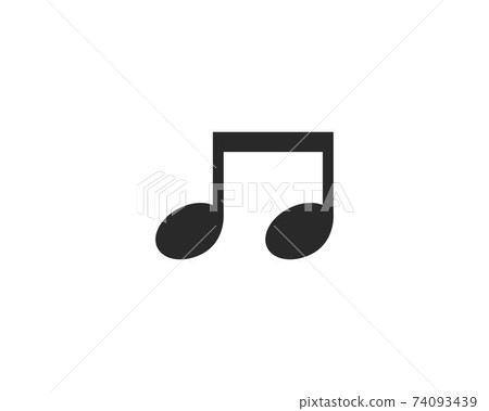 Music note Icon Vector Music note Icon Vector 74093439