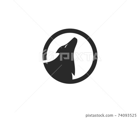 Wolf Logo vector 74093525