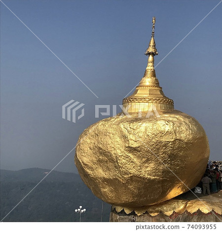 Beautiful Golden Rock landscape of Myanmar's World Heritage Site Beautiful Golden Rock landscape of Myanmar's World Heritage Site 74093955