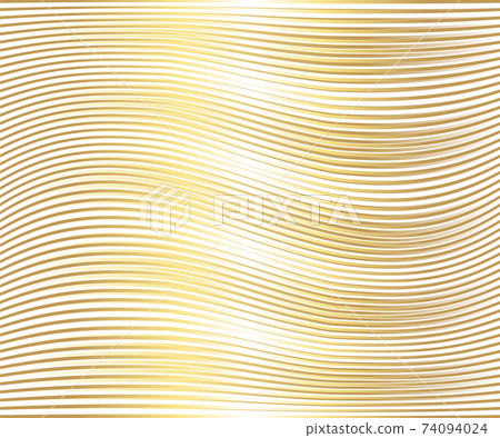 Abstract gold luxurious wave line background - simple texture for your design. gradient background. Modern decoration for websites, posters, banners, EPS10 vector 74094024
