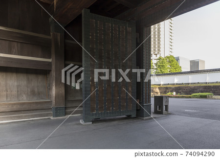 大手門江戶城門故宮東御苑前江戶城二之丸三之丸 74094290