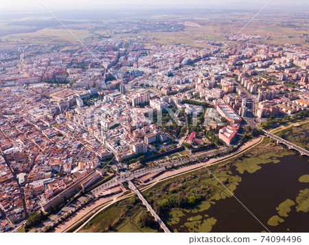 Panoramic view of Badajos, Spain Panoramic view of Badajos, Spain 74094496