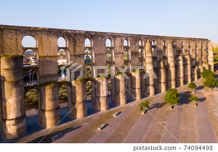 Amoreira Aqueduct near Elvas Amoreira Aqueduct near Elvas 74094498
