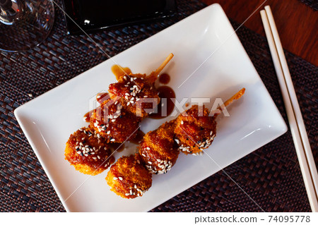 Japanese chicken meatballs Japanese chicken meatballs 74095778