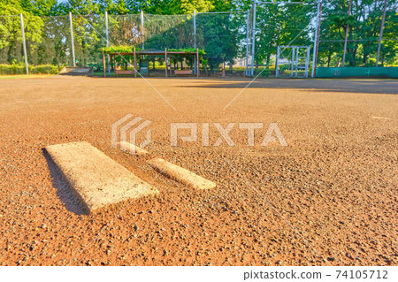 Kiyohara Minami Park Baseball Stadium, Utsunomiya City, Tochigi Prefecture in the morning 74105712
