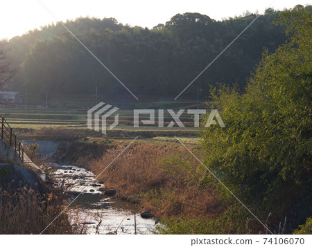 A river along the school road 74106070