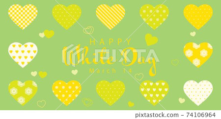 在白色背景上的各種心的背景圖像 在白色背景上的各種心的背景圖像 74106964