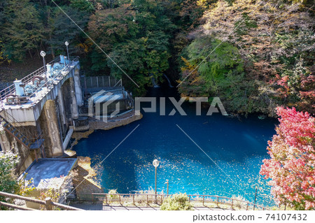 Gunma Prefecture Autumn Shima Tamura Momotaro Waterfall Gunma Prefecture Autumn Shima Tamura Momotaro Waterfall 74107432