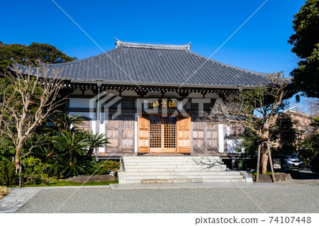 Buddhist temple in Hasedera, Kamakura City, Kanagawa Prefecture 74107448