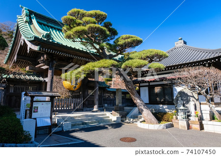 Hasedera Sanmon and Temple Office, Kamakura City, Kanagawa Prefecture 74107450