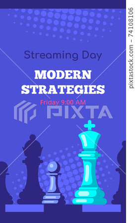 Modern Trendy Story Template for Chess Streaming 74108106