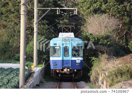 Choshi Electric Railway running in a green tunnel (Chiba) Vol.2 Choshi Electric Railway running in a green tunnel (Chiba) Vol.2 74108967