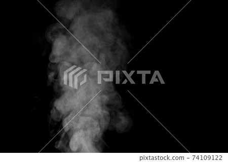 蒸汽,蒸汽,蒸汽,黑色背景上採取的煙 蒸汽,蒸汽,蒸汽,黑色背景上採取的煙 74109122