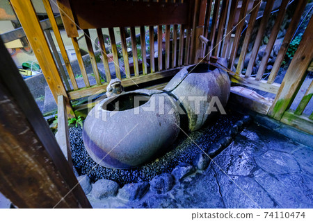 Gunma Prefecture Autumn Nakanojo Town Shima Onsen Shionoyu Drinking Spring Gunma Prefecture Autumn Nakanojo Town Shima Onsen Shionoyu Drinking Spring 74110474