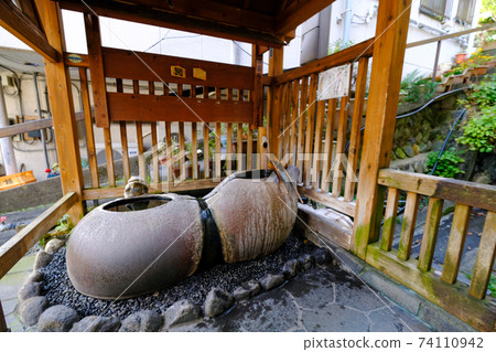 Gunma Prefecture Autumn Nakanojo Town Shima Onsen Shionoyu Drinking Spring Gunma Prefecture Autumn Nakanojo Town Shima Onsen Shionoyu Drinking Spring 74110942