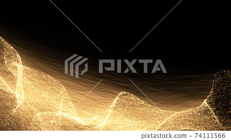 Fractal graphic material of glittering light Fractal graphic material of glittering light 74111566