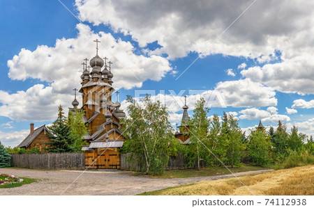 Wooden All Saints skete in Svyatogorsk, Ukraine Wooden All Saints skete in Svyatogorsk, Ukraine 74112938