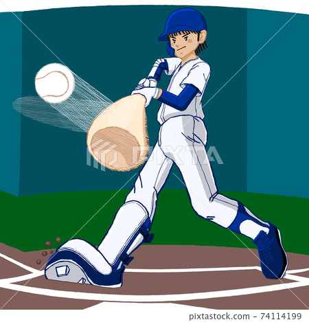 Baseball full swing home run contact 26 Baseball full swing home run contact 26 74114199
