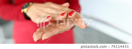 Detailed picture of company worker Detailed picture of company worker 74114431