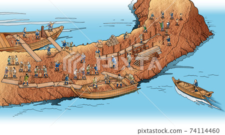 Bank construction (Edo) Bank construction (Edo) 74114460