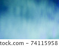 Wall reflected in blue light 74115958