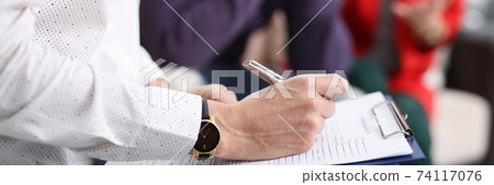 Married couple at psychologist's a appointment closeup Married couple at psychologist's a appointment closeup 74117076
