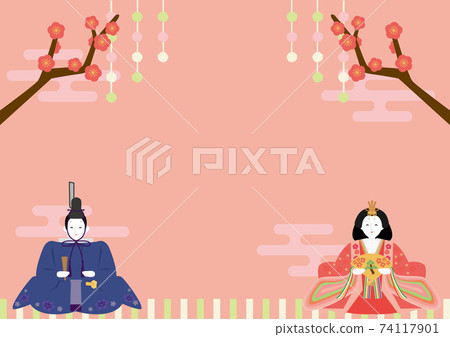 Hinamatsuri frame for inner back and chicks Hinamatsuri frame for inner back and chicks 74117901
