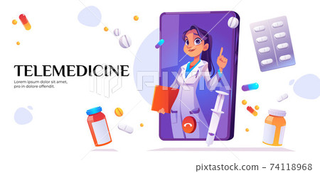 Medical online consultation, telemedicine 74118968