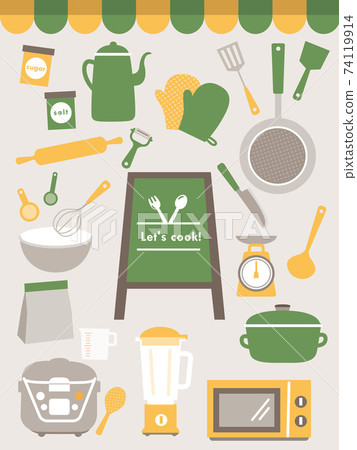 廚房設置圖標 74119914